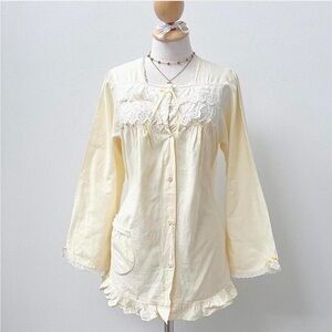 coquette lolita victorian lace mini dress 🍋